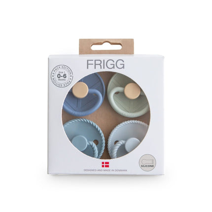 Frigg Speen Maat 1 Skyline Serenity Silicone 4St - Babywinkel - 5715239029719