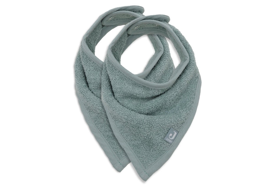 Jollein Slabbetje Bandana Sea Green 2St - Jollein - Babywinkel - 8717329387379