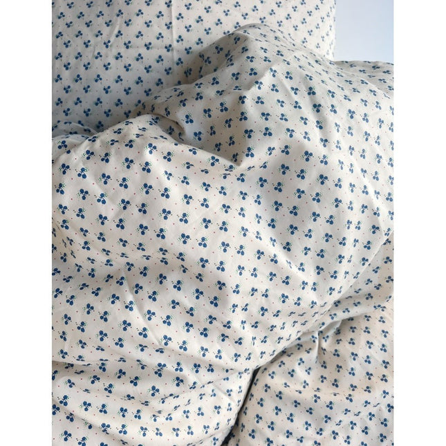 Konges Slojd Dekbedovertrek Baby Blue Bell 70x100cm - Konges Slojd - Babywinkel - 5712982874771