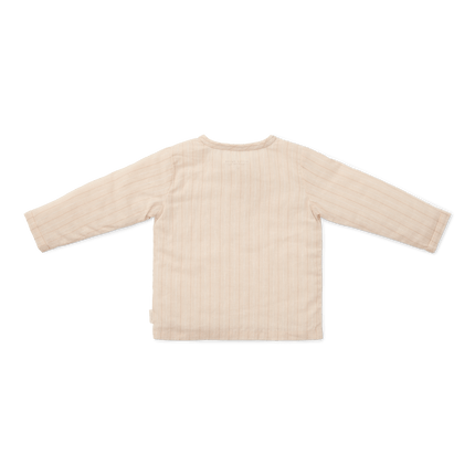 Little Dutch Baby Shirt Lange Mouwen Sand Stripes - Little Dutch - Babywinkel - 8720847025784