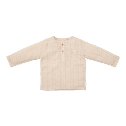 Little Dutch Baby Shirt Lange Mouwen Sand Stripes - Little Dutch - Babywinkel - 8720847025784