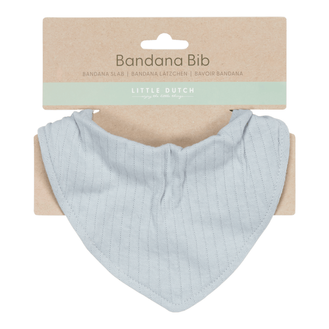 Little Dutch Slabbetje Bandana Pure Soft Blue - Little Dutch - Babywinkel - 8718734811367