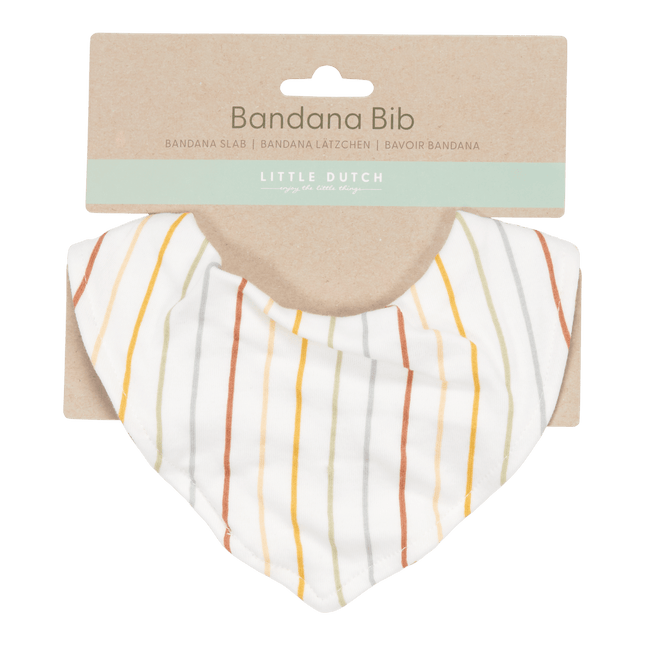 Little Dutch Slabbetje Bandana Vintage Sunny Stripes - Little Dutch - Babywinkel - 8718734810506