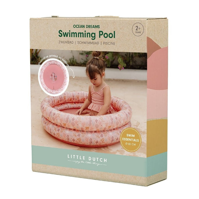 Little Dutch Zwembad Ocean Dreams Pink 80cm - Little Dutch - Babywinkel - 8712051128597