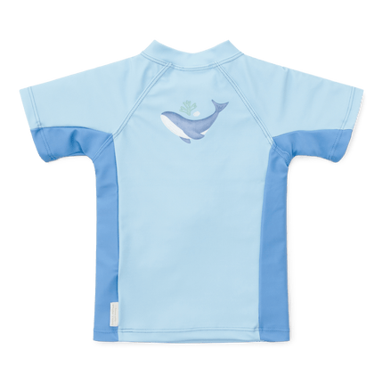 Little Dutch Zwemshirt Kind Korte Mouwen Blue Whale - Little Dutch - Babywinkel - 8720986871297