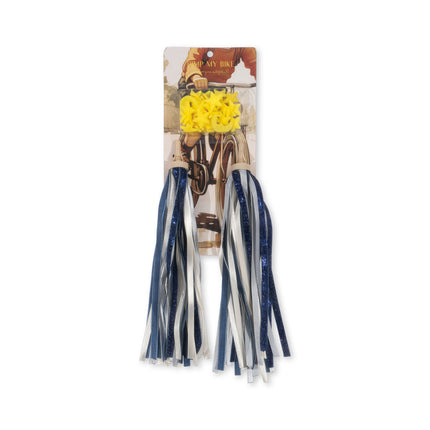 Konges Slojd Bicycle Streamers And Beads Dark Blue Glitter