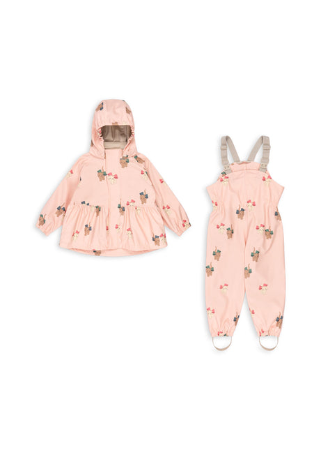 Konges Slojd Regenset Girl Bow Kitty Pink