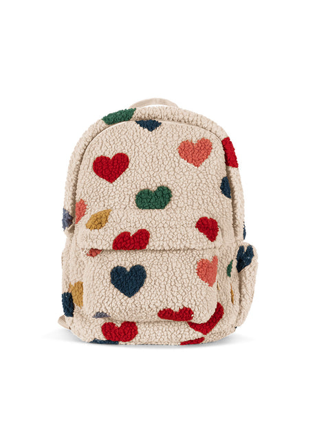 Konges Slojd Jody Teddy Backpack Grs Bon Coeur Coloré