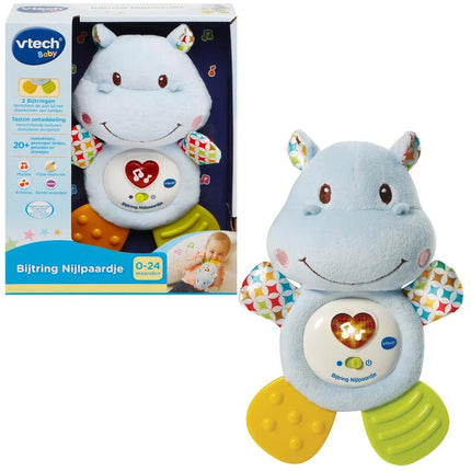 Vtech Bijtring Nijlpaardje - Vtech - Babywinkel - 3417765025235