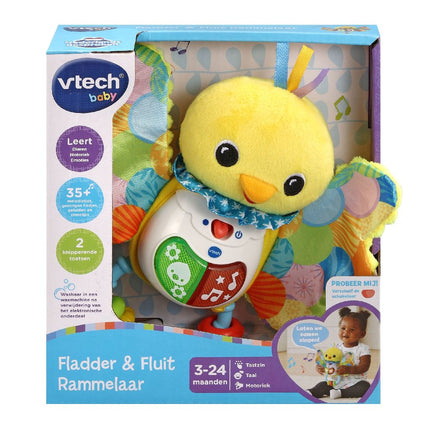 Vtech Rammelaar Fladder En Fluit - Vtech - Babywinkel - 3417765587238